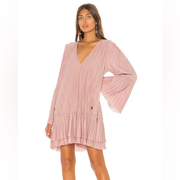 NWT Women’s FREE PEOPLE Can’t Help It pleated swing dress- Size XS - Picture 2 of 7